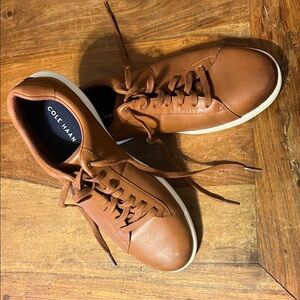 Cole Haan Men's Tan Leather Sneakers